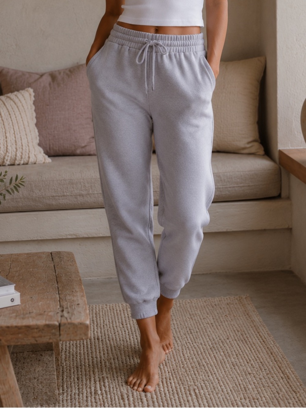 Lilac/Grey Sweatpants